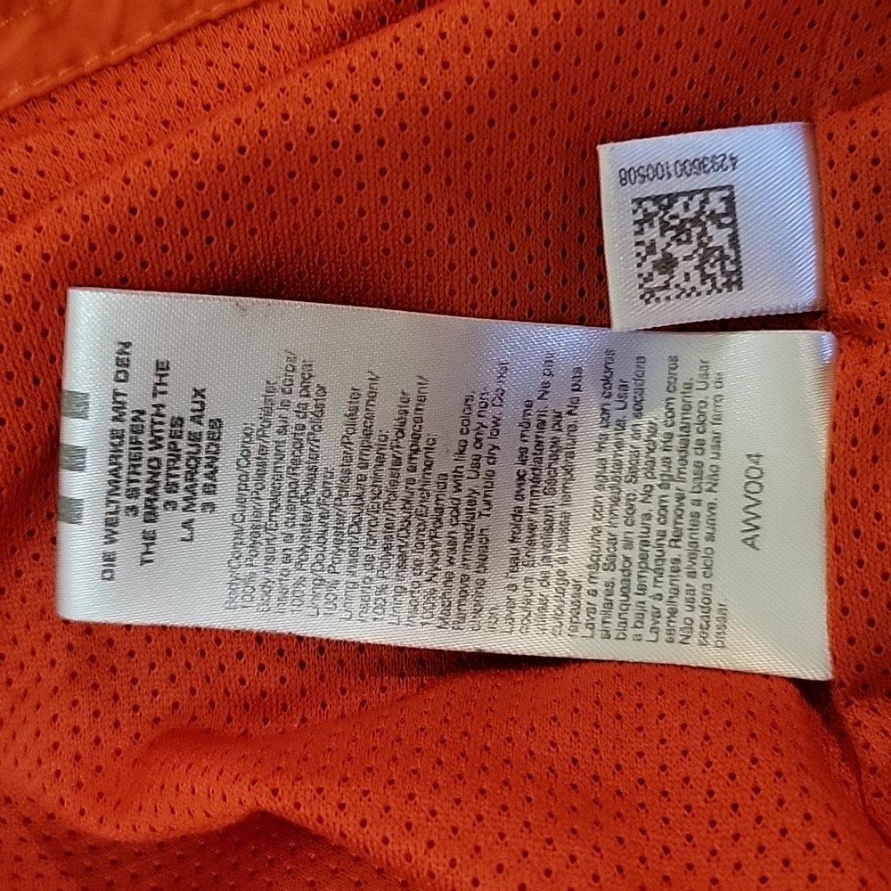 Adidas Orange Jacket 4 XL - Picture 4 of 6